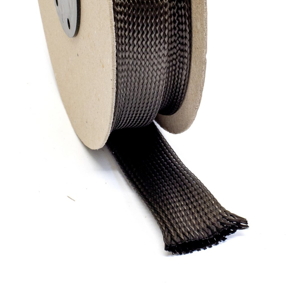 Carbon Fibre Braid - 6K - 40mm wide - 430gsm